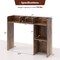Costway Desk Bookshelf Desktop Storage Organizer Display Shelf Rack Dorm Office Natural/White/Brown